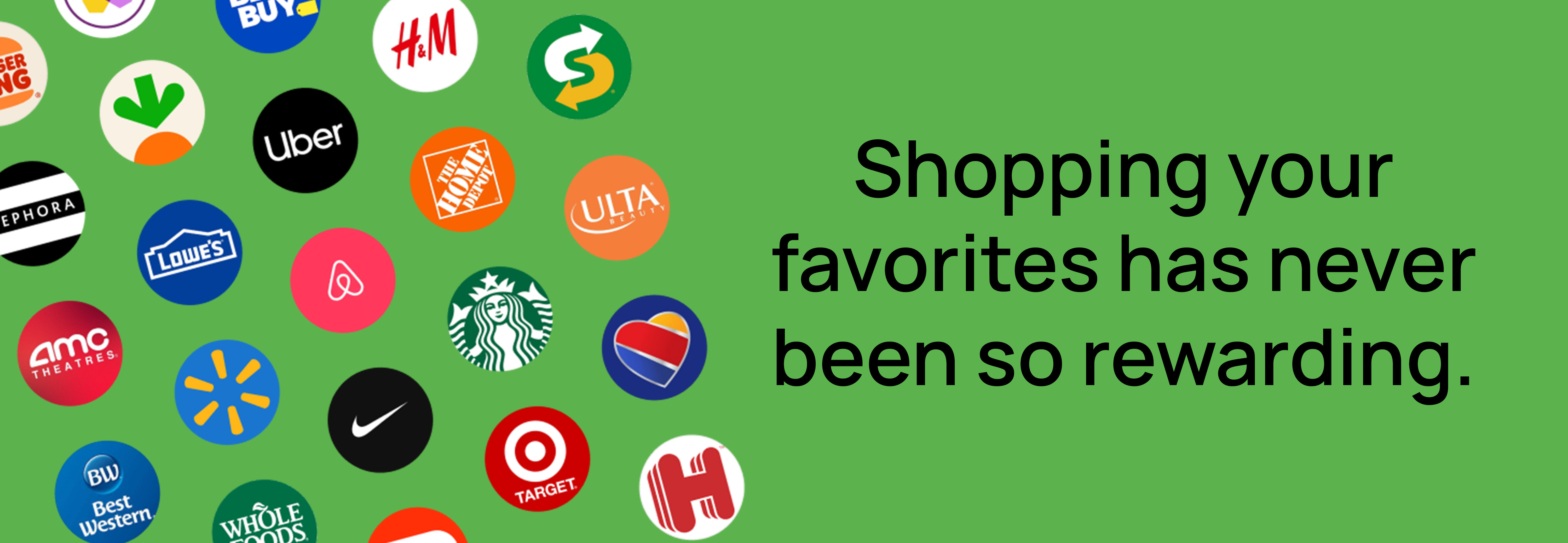 Shopping your favorites has never been so rewarding.